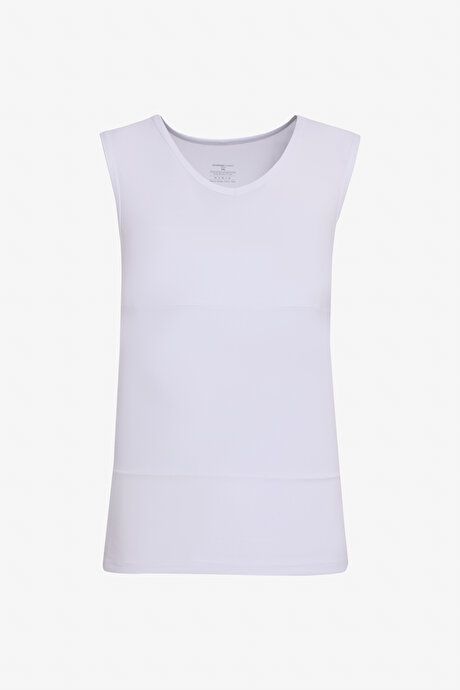 Standard Fit Regular Fit White Tank Top 4A0300000002BYZ