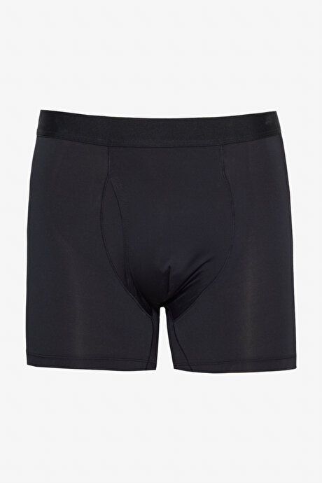 Patternless Stretchy Single Black Boxers 4A032410P201SYH