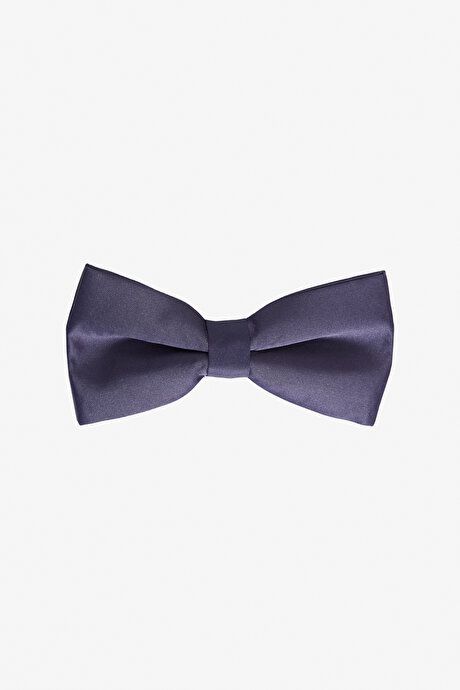 Patternless Navy Blue Bow Tie & Belt Set 4A1100000001LAC