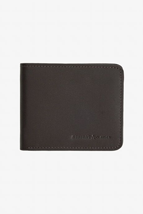 100% Leather Brown Wallet 4A152525100001KHV