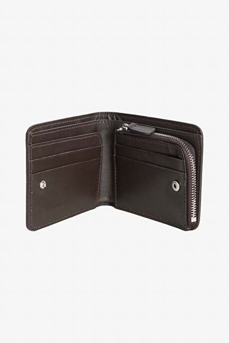 100% Leather Brown Wallet 4A152525100001KHV