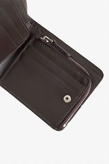 100% Leather Brown Wallet 4A152525100001KHV