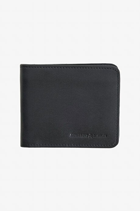 100% Leather Black Wallet 4A1525100001SYH