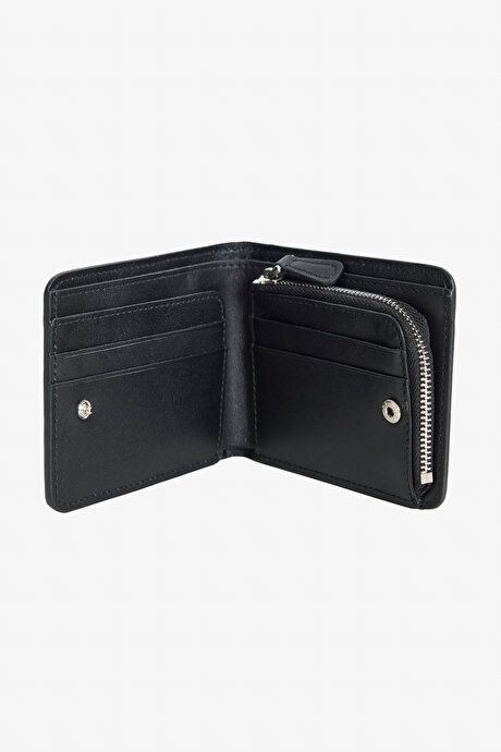 100% Leather Black Wallet 4A1525100001SYH