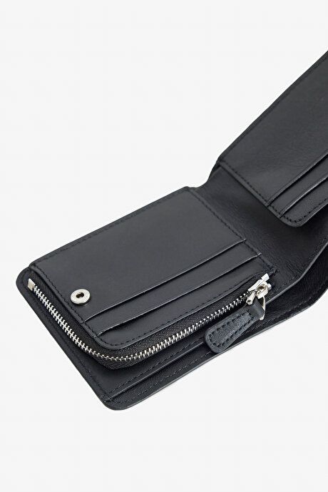 100% Leather Black Wallet 4A1525100001SYH