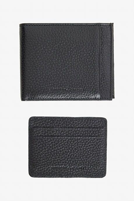 100% Genuine Leather Black Wallet 4A1525100002SYH