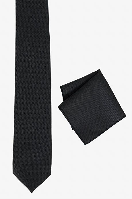 Tie-Handkerchief Black Set 4A2100000005SYH