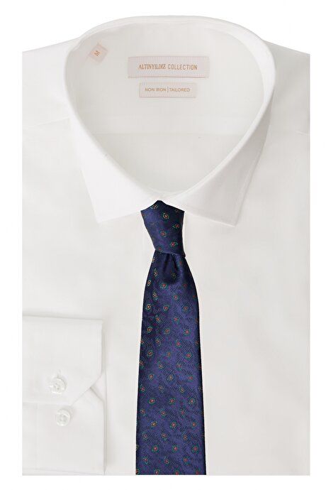 Navy Blue-Green Tie 4A2121100033LCY