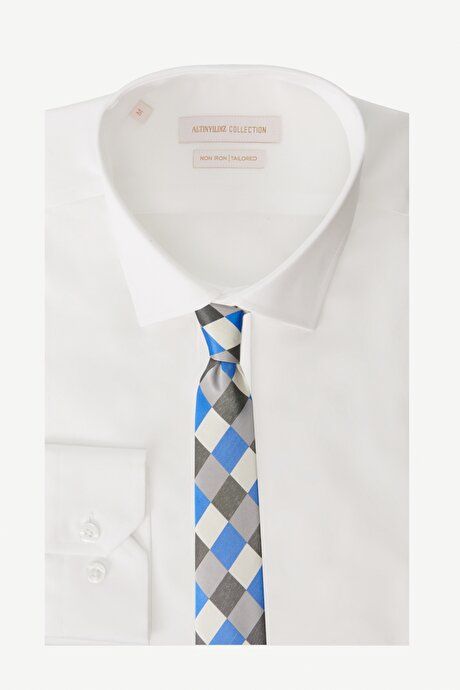 Beige-Blue Tie 4A2121100040BJL