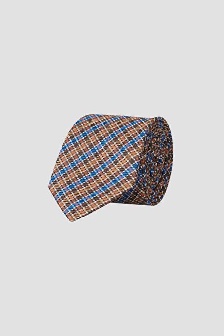 Plain Classic Coffee-Blue Tie 4A2122200017KVM