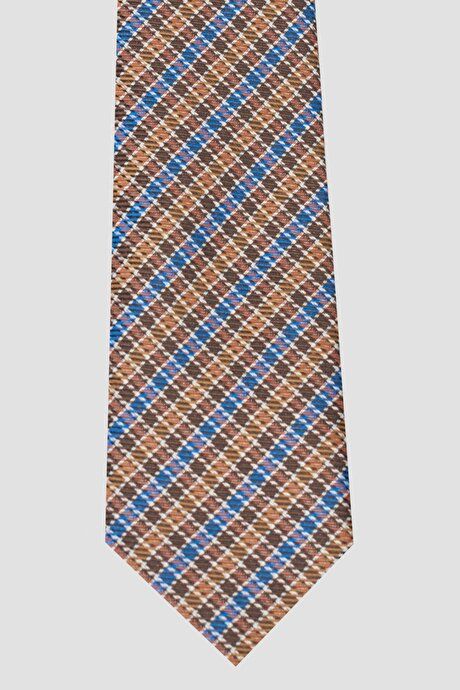 Plain Classic Coffee-Blue Tie 4A2122200017KVM