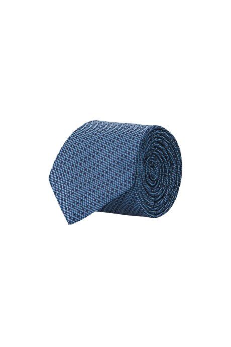 Patterned Classic Blue Tie 4A2122200022MAV