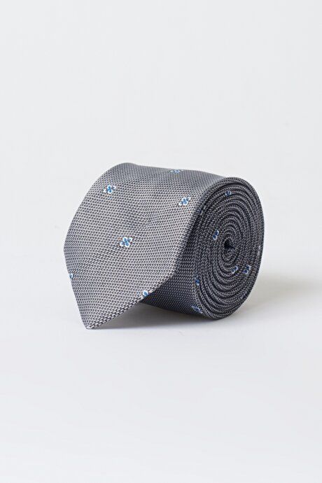 Patterned Gray Tie 4A2122200051GRI