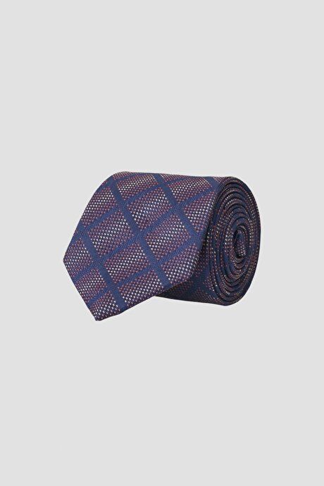 Patterned Classic Navy-Copper Tie 4A2122200069LBK