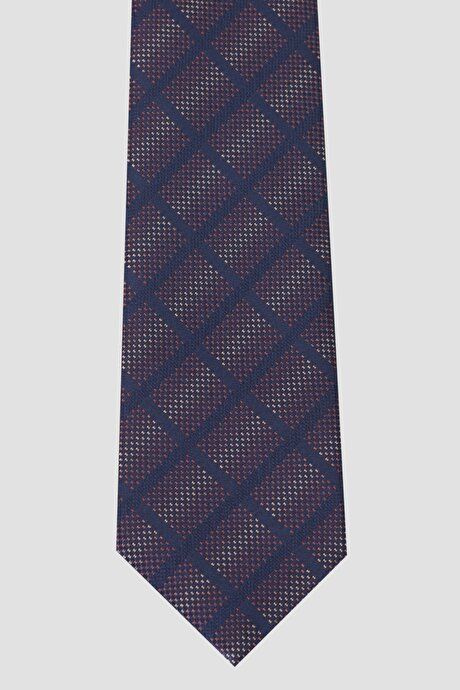 Patterned Classic Navy-Copper Tie 4A2122200069LBK