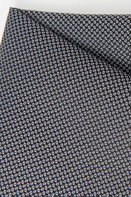 Patterned Tie-Handkerchief Set Gray Set 4A2123100005GRI