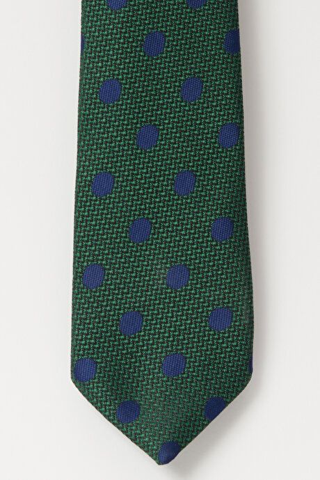 Patterned Green-Blue Tie 4A2123100034YSM