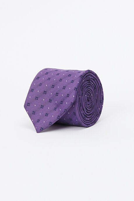 Patterned Purple Tie 4A2123100045MOR