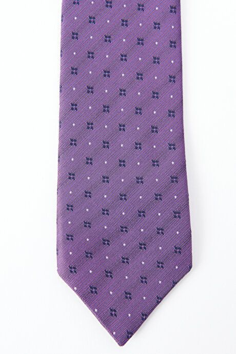 Patterned Purple Tie 4A2123100045MOR