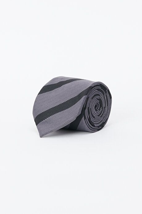 Patterned Black-Anthracite Tie 4A2123100073SSA