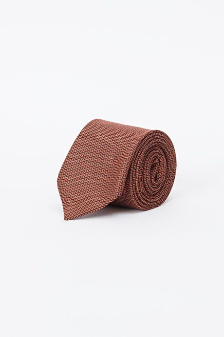 Patterned Cinnamon Tie 4A2123100076TRC