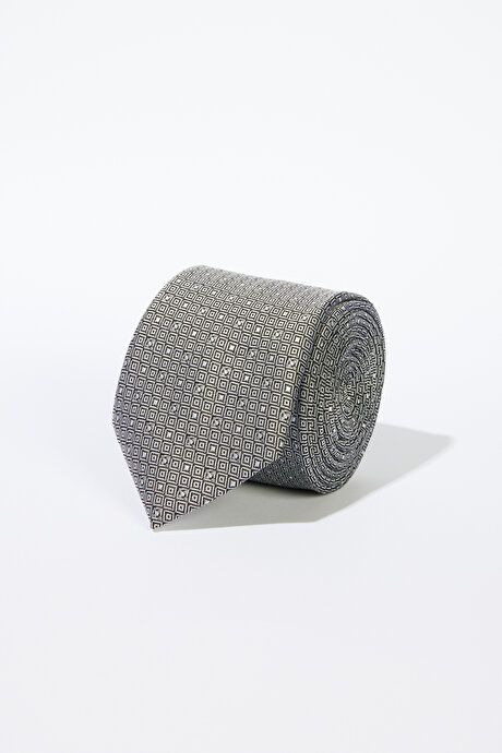 Patterned Gray Tie 4A2123200016GRI