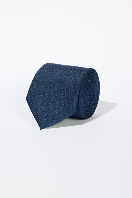 Patterned Navy Blue Tie 4A2123200017LAC