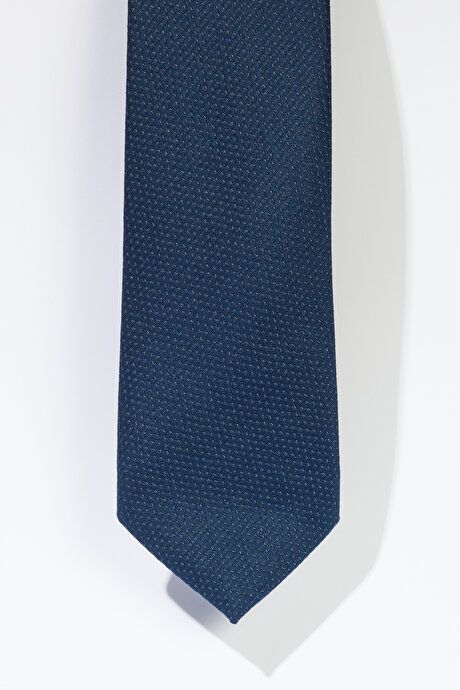 Patterned Navy Blue Tie 4A2123200017LAC