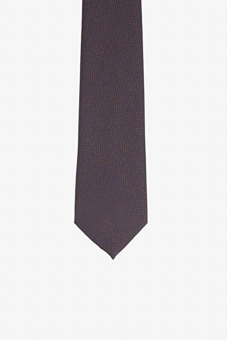 Patterned Navy Blue Tie 4A2124100025LAC