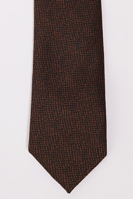 Patterned Brown Tie 4A2124100026KHV