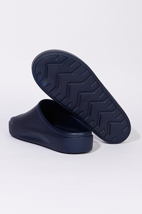 Unpatterned Navy Blue Slippers 4A2323200004LAC