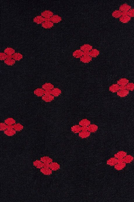 Single Bambulu Socket Black-Red Socks 4A2523100031SKI