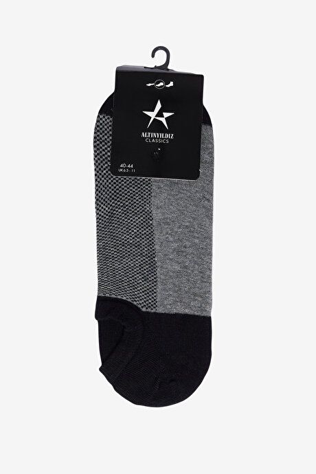 Single Bambulu Sneaker Black-Gray Socks 4A2523200020syg