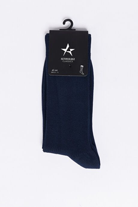 Navy Blue Socks with Single Roving 4A2524100202LAC