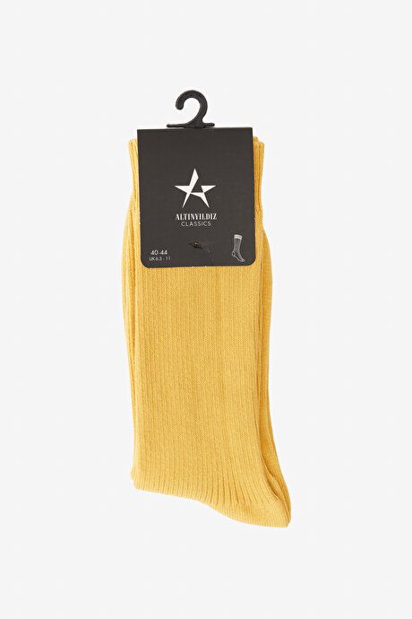 Single Roving Mustard Socks 4A2524100220HRD