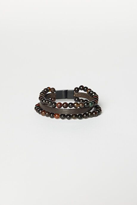 Leather Brown Bracelet 4A2623200021KHV