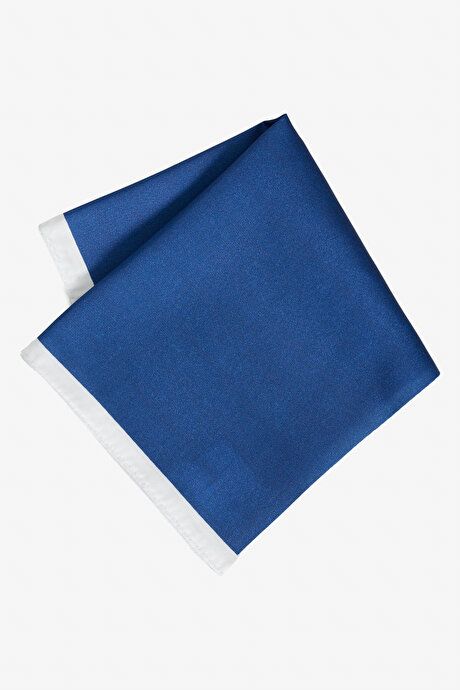 Unpatterned Navy Blue Handkerchief 4A2900000001LAC