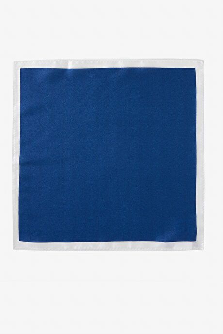 Unpatterned Navy Blue Handkerchief 4A2900000001LAC