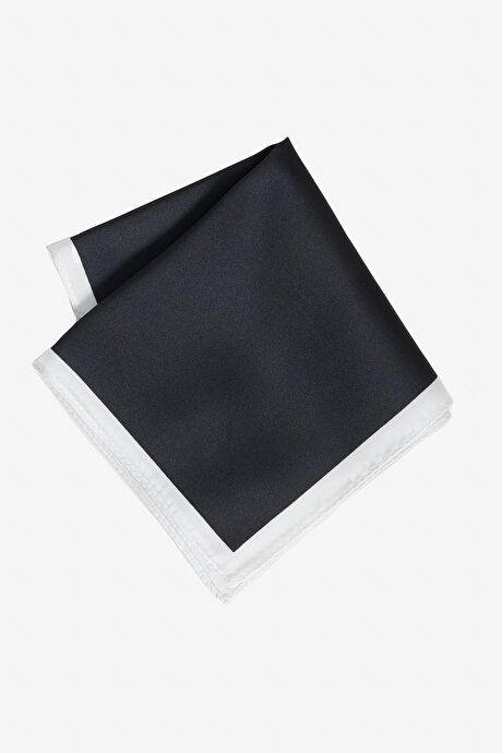 Unpatterned Black Handkerchief 4A2900000001SYH