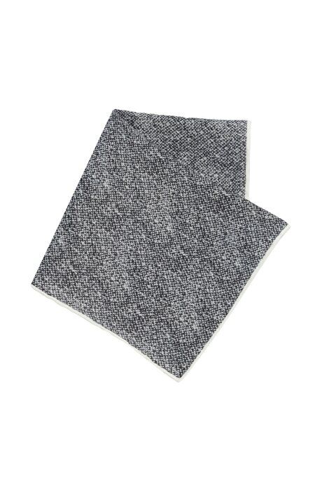 Patterned Classic Gray Handkerchief 4A2922200017GRI