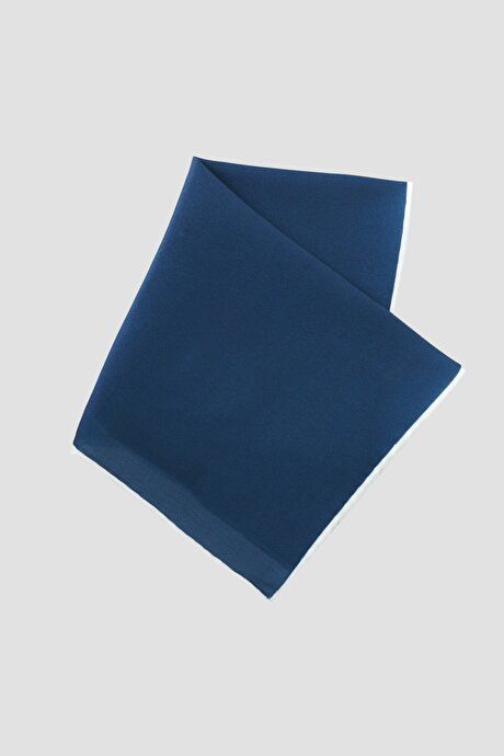 Classic Navy Blue-White Handkerchief 4A2922200043LCB