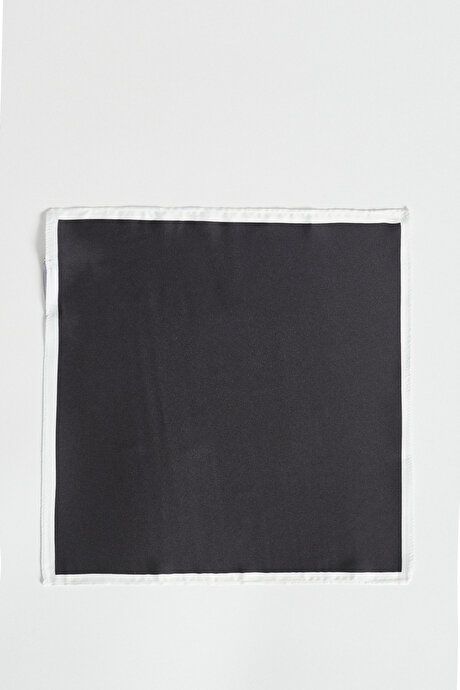 Unpatterned Black Handkerchief 4A2923100001SYH