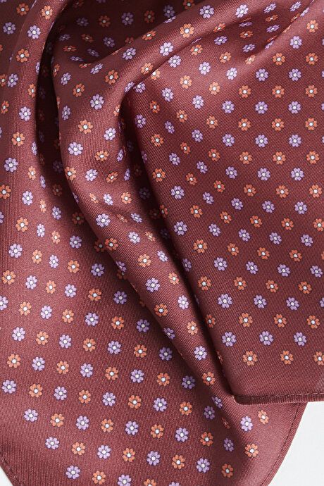 Patterned Brown Handkerchief 4A2923100012KHV