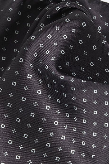 Patterned Black Handkerchief 4A2923100017SYH