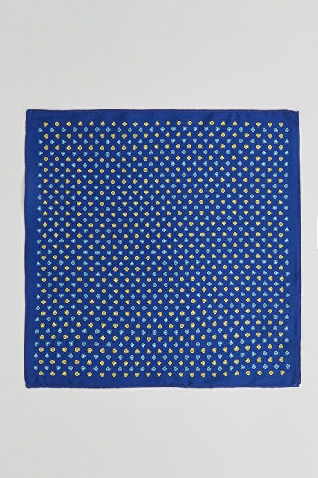 Patterned Navy-Yellow Handkerchief 4A2923100020LAS