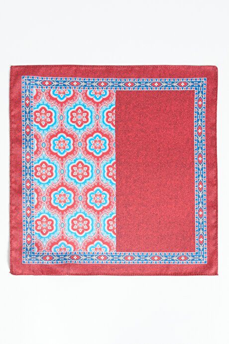 Patterned Burgundy Handkerchief 4A2923100022BRD