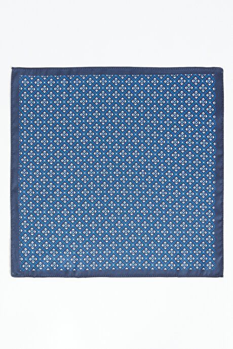 Patterned Navy-Grey Handkerchief 4A2923100029LAG