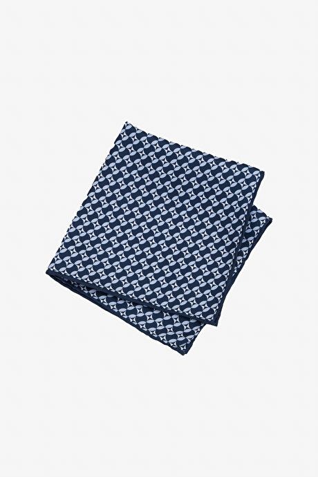 Patterned Navy-Blue Handkerchief 4A2923200016LAM