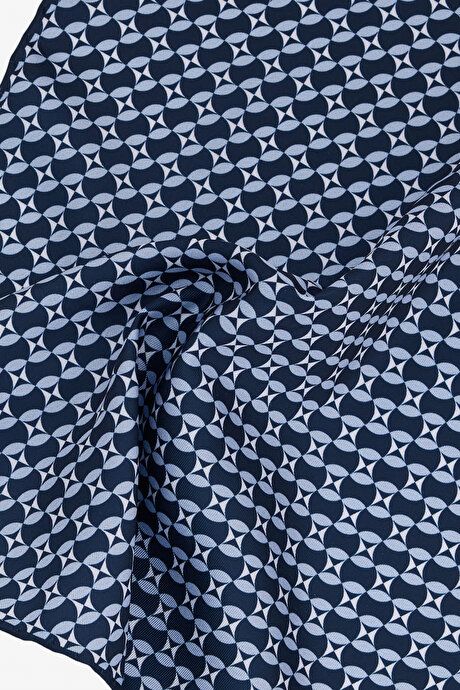 Patterned Navy-Blue Handkerchief 4A2923200016LAM