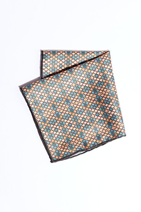 Patterned Khaki-Mustard Handkerchief 4A2923200038HHHL